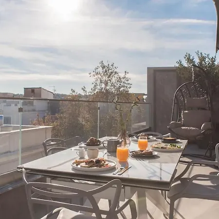 Luxury Acropolis View Apartment-living Stone Black Pearl Apartment Athens