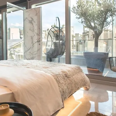 Apartment Luxury Acropolis View Apartment-living Stone Black Pearl *