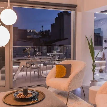 Apartment Luxury Acropolis View Apartment-living Stone Black Pearl
