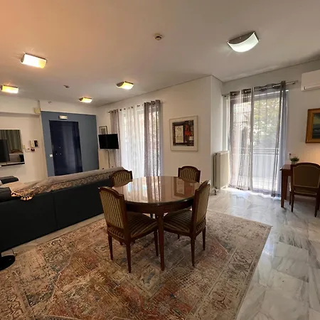 Apartment Blue Spacious Flat Wt Parking Nr Marousi Hospitals, By Promoshomes *