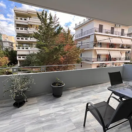 Blue Spacious Flat Wt Parking Nr Marousi Hospitals, By Promoshomes Athens