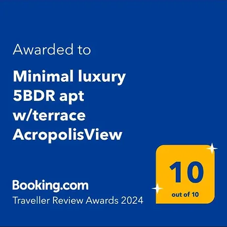 Minimal Luxury 5bdr W/terrace Acropolisview