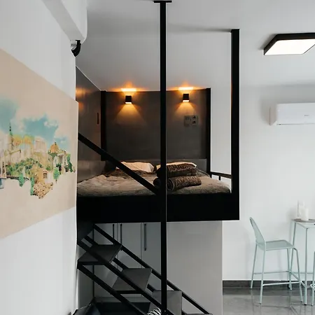 Stylish Studio View The Acropolis Apartment