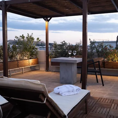 Apartment Private Rooftop - Acropolis View - Jacuzzi - Metro