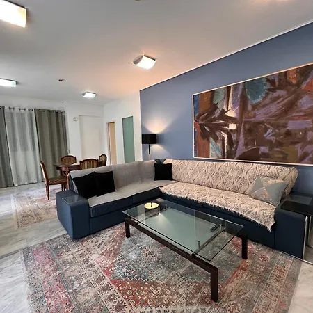 Blue Spacious Flat Wt Parking Nr Marousi Hospitals, By Promoshomes Apartment Athens