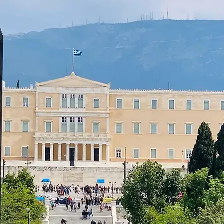 Apartment Cosmosdome. View In The Heart Of Athens! *