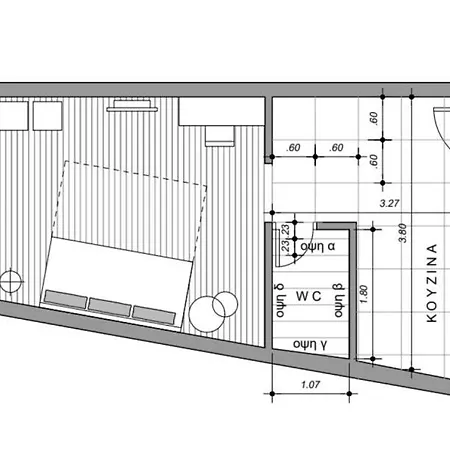 Appartamento Cozy, Sunbathed, 30m2 Atene