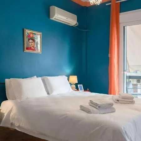 Casa De Colores, Next To The Metro Appartement Athènes
