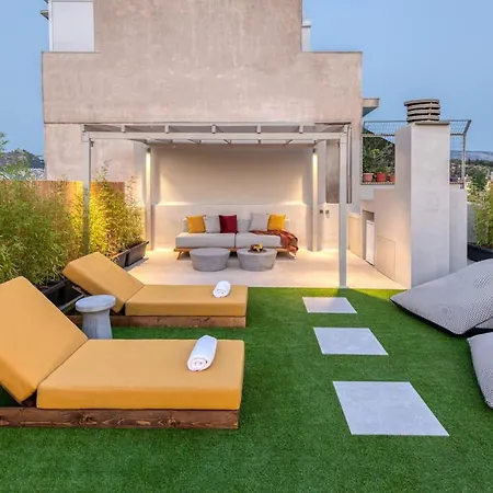 Penthouse With Magical Acropolis View From Balcony * Athens