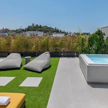 Penthouse With Magical Acropolis View From Balcony Apartment Athens