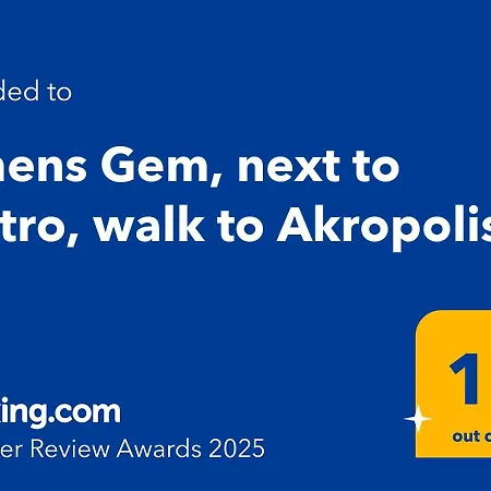 Apartment Gem, Next To Metro, Walk To Akropolis Athens