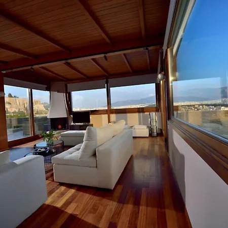 Outstanding Karyatis Luxury Maisonette 3 Bedrooms Stunning View Of The Acropolis Villa *