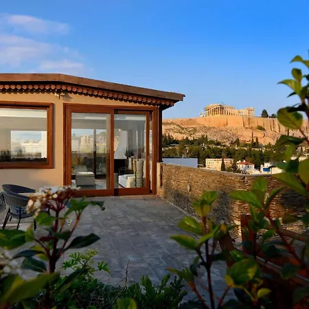 Villa Outstanding Karyatis Luxury Maisonette 3 Bedrooms Stunning View Of The Acropolis Athene