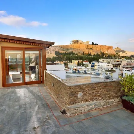 Outstanding Karyatis Luxury Maisonette 3 Bedrooms Stunning View Of The Acropolis Villa *