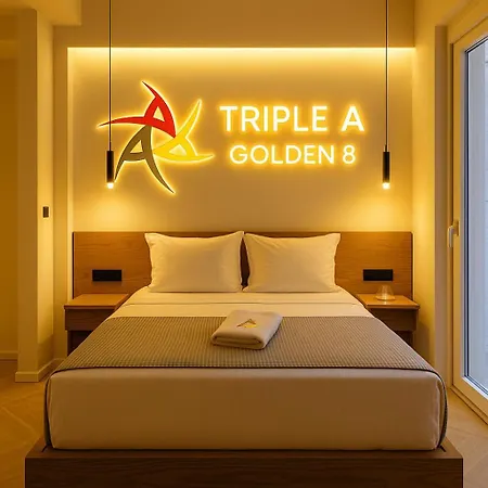 Triple A - Golden Eight - On Aiolou Downtown - Free Parking! מלון דירות