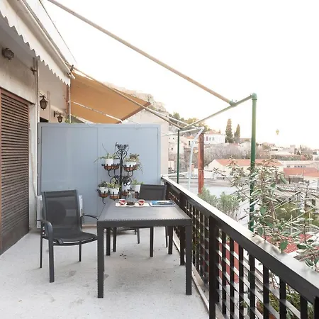 Apartment So - Charming 1bd Flat, Large Terrace, Acropolis View