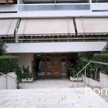 Riviera Homm Flat 4 Min Walk From Beach, Thiseos Str