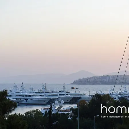 95m² Homm Spectacular Flisvos Marina Sea View Flat *