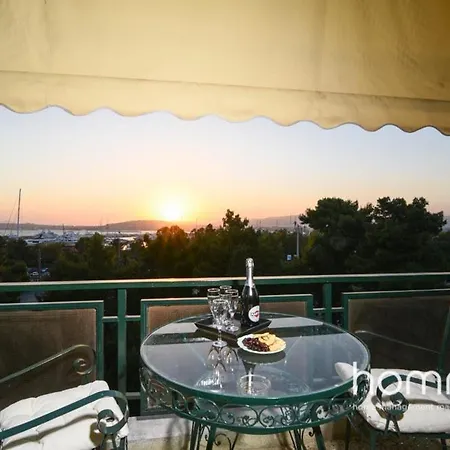 95m² Homm Spectacular Flisvos Marina Sea View Flat Apartment