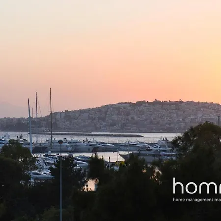 Apartment 95m² Homm Spectacular Flisvos Marina Sea View Flat