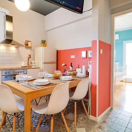 Spacious Flat☆3min To Metro☆ac|netflix|pc Athens