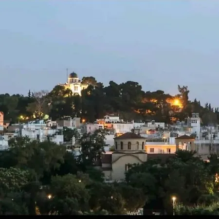 Enilion , Center With View To Acropolis Atene
