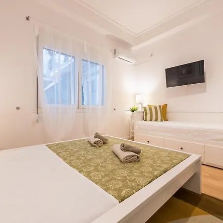 At Megaro Mousikis St Semi Basement 1bed 2 Pers Athens