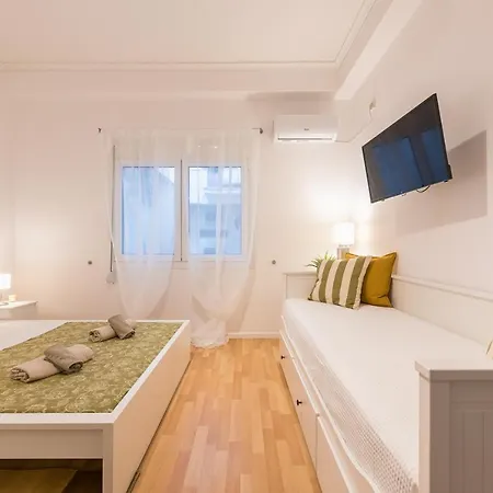 At Megaro Mousikis St Semi Basement 1bed 2 Pers Apartment Athens