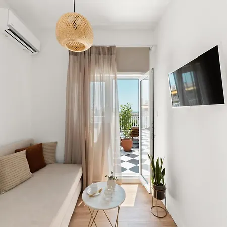 Luxurious With Big Sea View Terrace - Location Apartment Athens