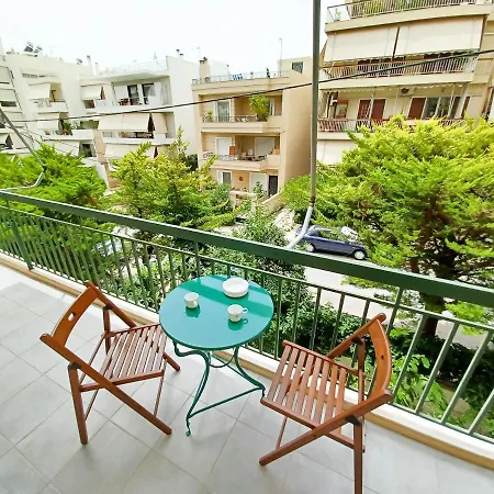 Tea Balcony - Quiet & Cozy- Ano Glyfada Apartment