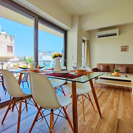 Wsd Luxury Bright 2bd With Sea View Balcony Athens