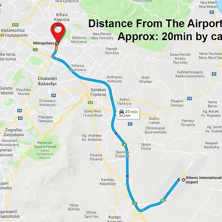 Modern 2 Bedroom Next To Metro - Marousi * Athens