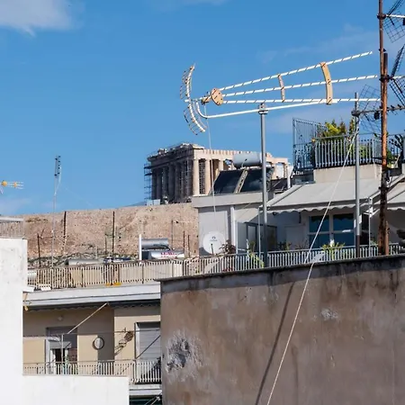 Apartment Acropolis View Vintage Style In Koukaki *
