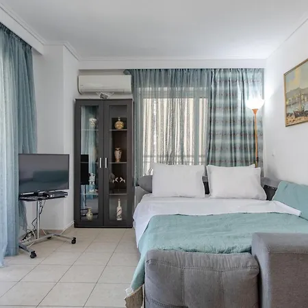 Flat W. Parking Next To Flisvos Marina & Snfcc Apartment *