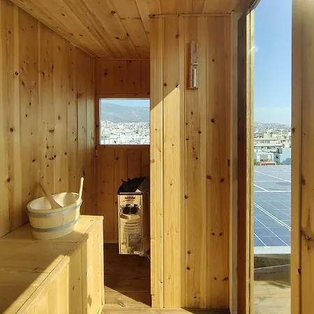 Apartment Unique Solar Penthouse With Jacuzzi And Sauna In Athens