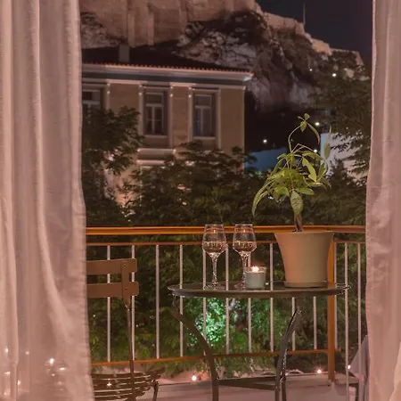 Apartment Acropolis View-living Stone Amethyst Athens