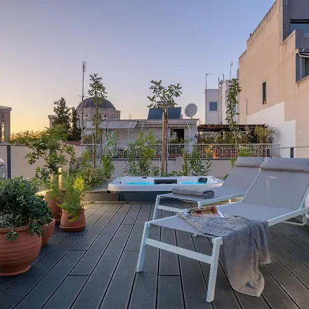 Meno With Private Terrace - Jaccuzzi, Acropolis View * Athens