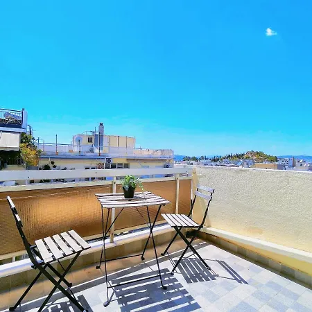 Wsd Luxury Stylish 1bd With View Balcony Apartment Athens