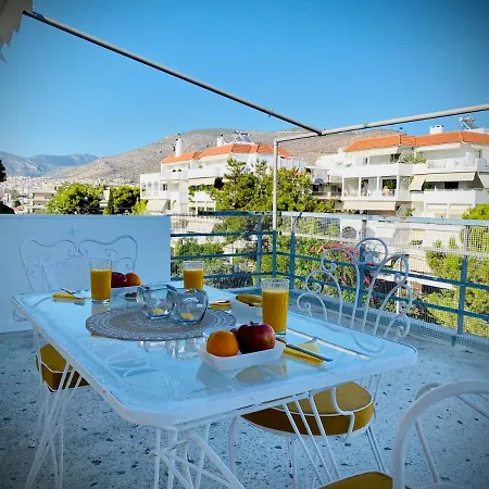 Lovely 50 Sq Penthouse & 25 Sq Balcony @ Glyfada