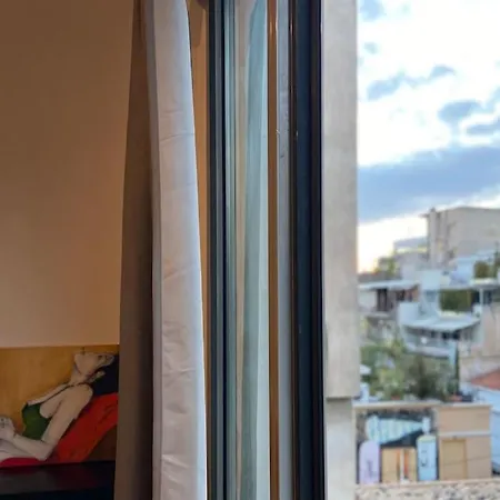 Downtown Loft With Acropolis Terrace View Apartment *