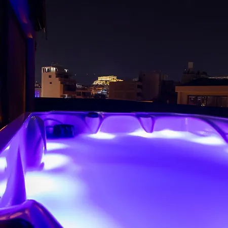 Luxury Penthouse With Acropolis View And Jacuzzi * Ateny