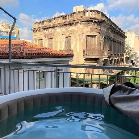 Apartment Openair Hot Tub/big Balcony/great Boutique Athens