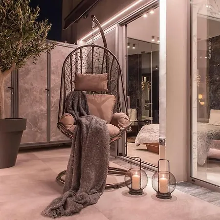 Luxury Acropolis View Apartment-living Stone Black Pearl Appartement *
