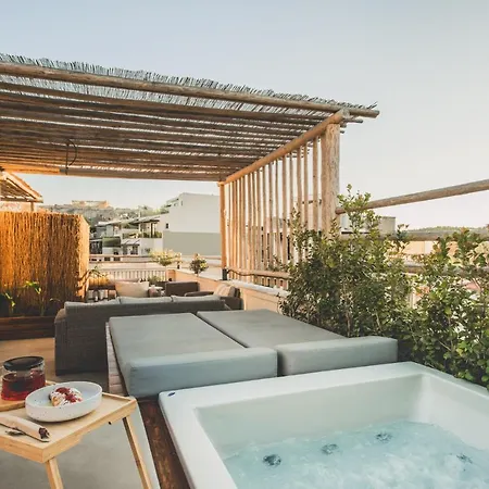 Living Stone Azurite: Luxury Acropolis-view With Jacuzzi