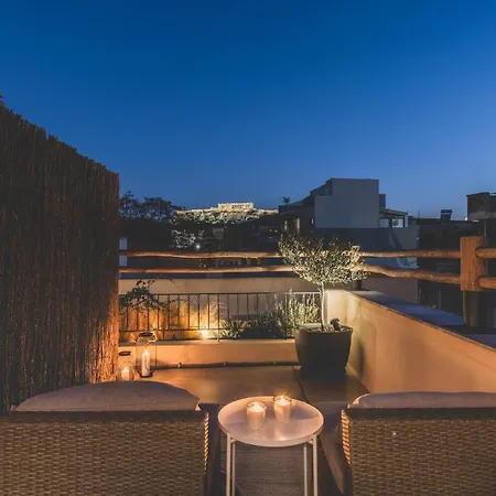 Living Stone Azurite: Luxury Acropolis-view With Jacuzzi Apartment Athens