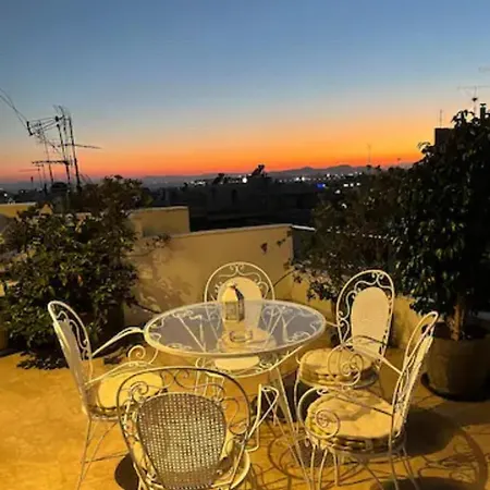 Neos Kosmos Penthouse, Sea And View