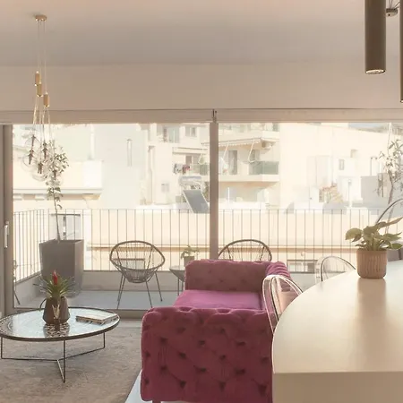 Luxury Near Acropolis-living Stone Gold Apartment *
