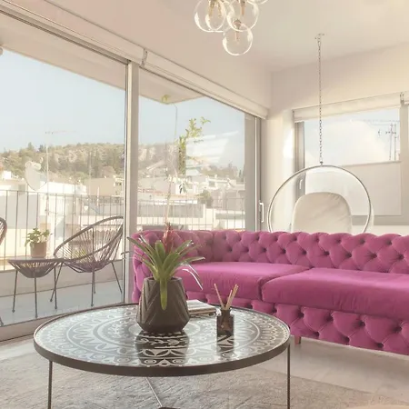 Luxury Near Acropolis-living Stone Gold Atenas