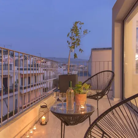 Luxury Near Acropolis-living Stone Gold Apartment *