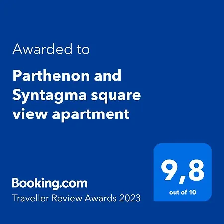 Apartment Parthenon And Syntagma Square View